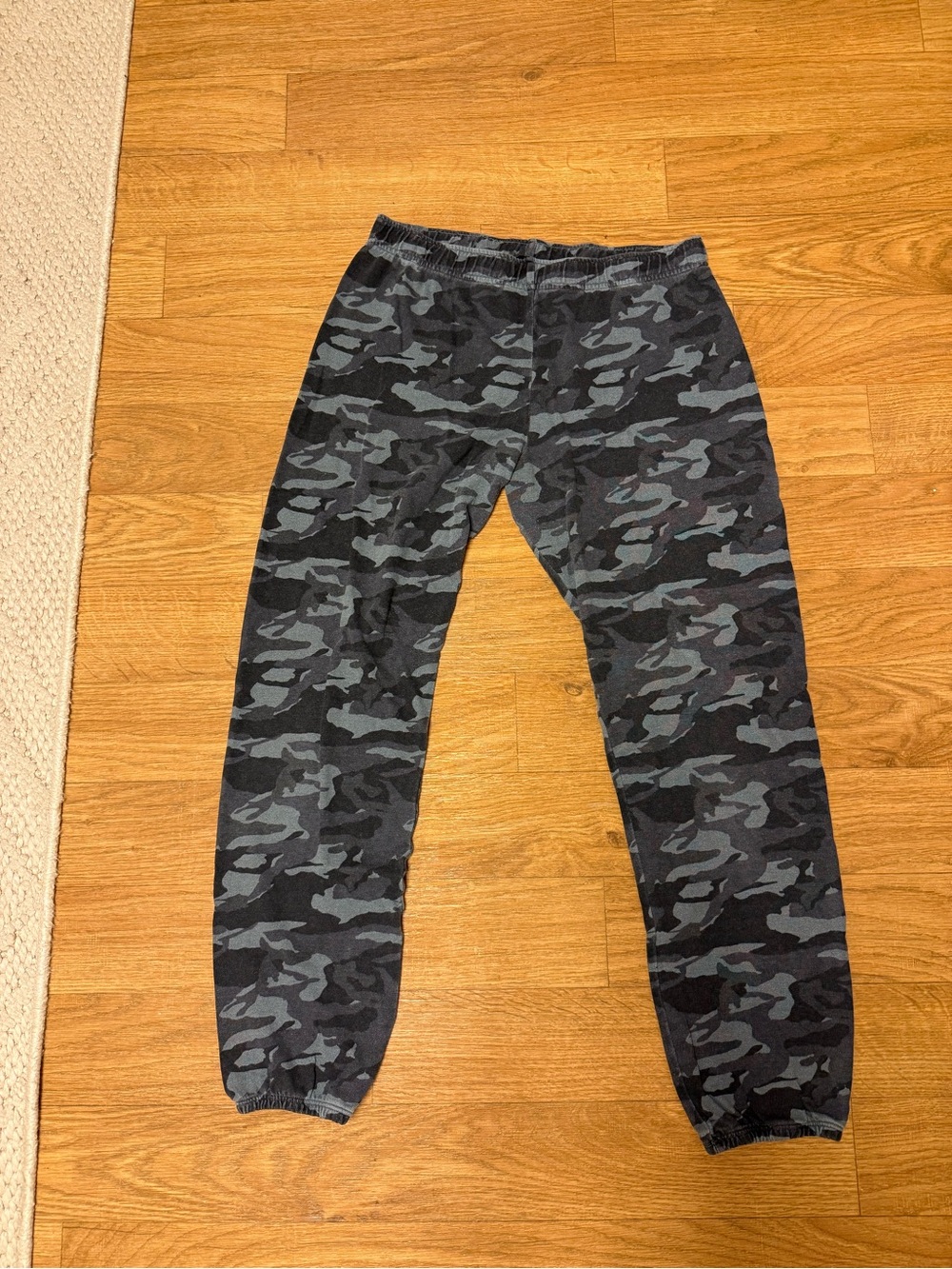 Camo Jogger Pants - Black & Gray